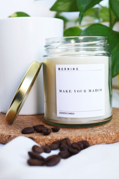 coffee scented candle x MORNING