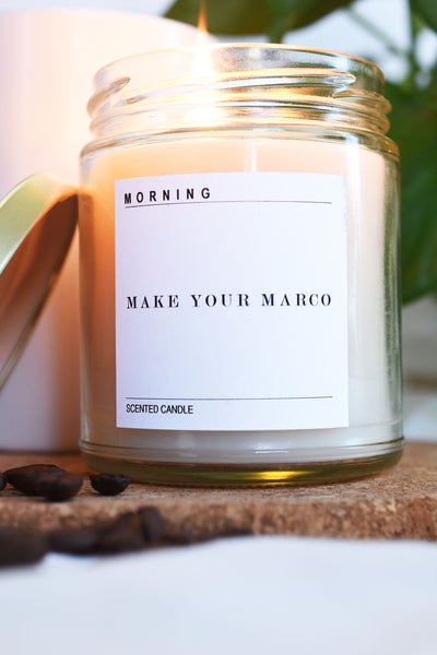 coffee scented candle x MORNING