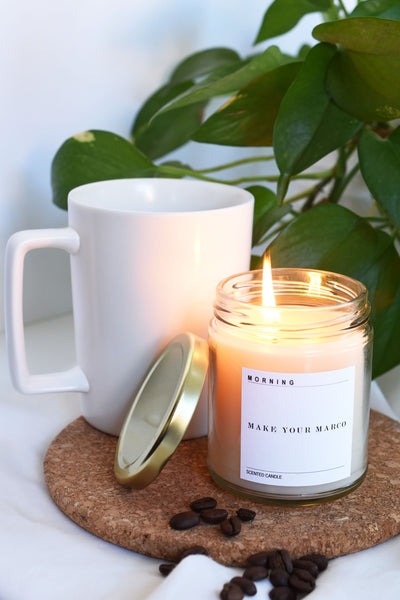 coffee scented candle x MORNING