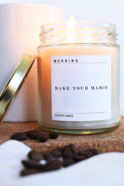 coffee scented candle x MORNING